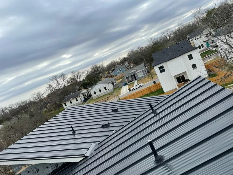 Standing seam metal roof panels with vents for Skylight Repair in Slinger